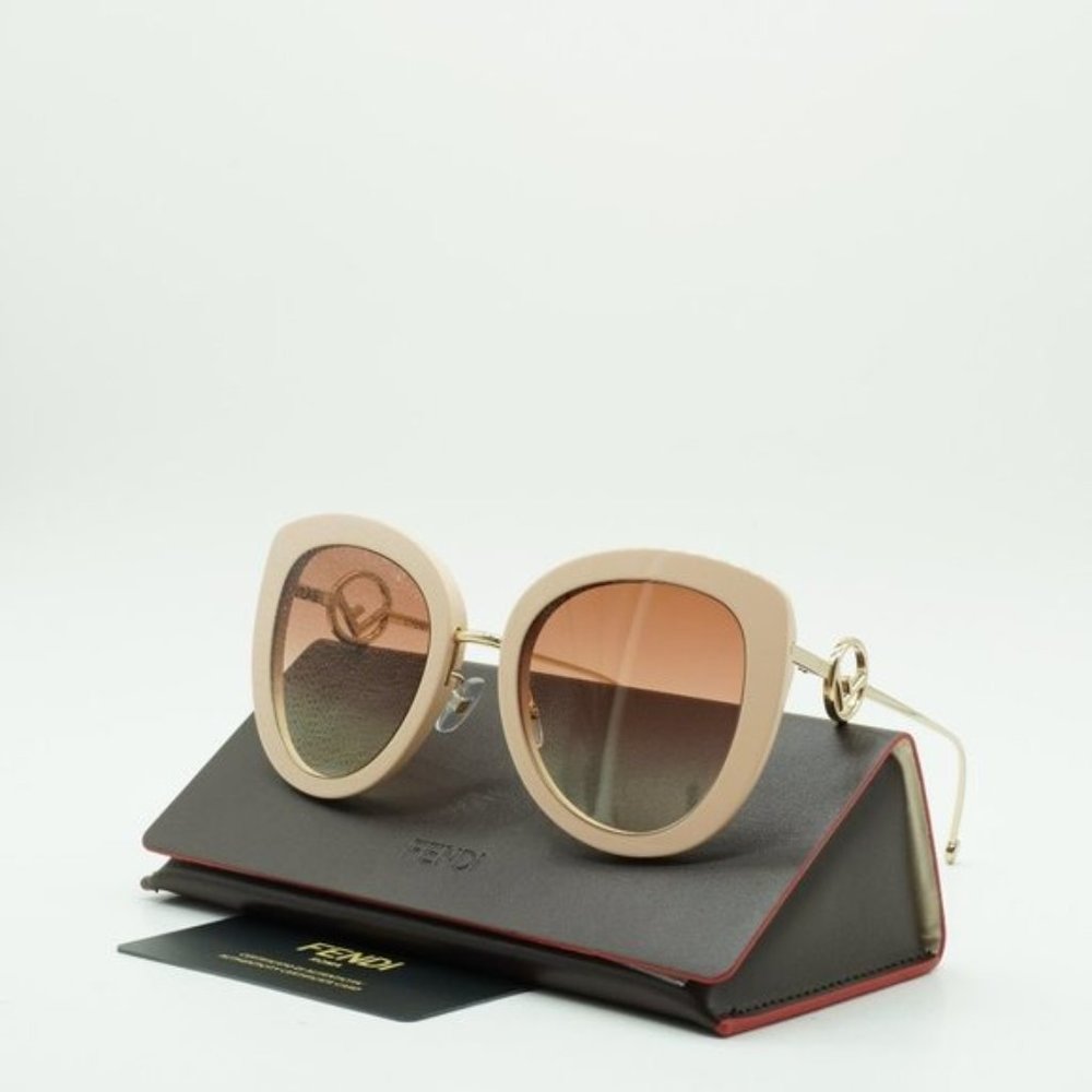 BRAND NEW FENDI FF0409/S FWMHA OVERSIZED SUNGLASSES - Picture 5 of 13